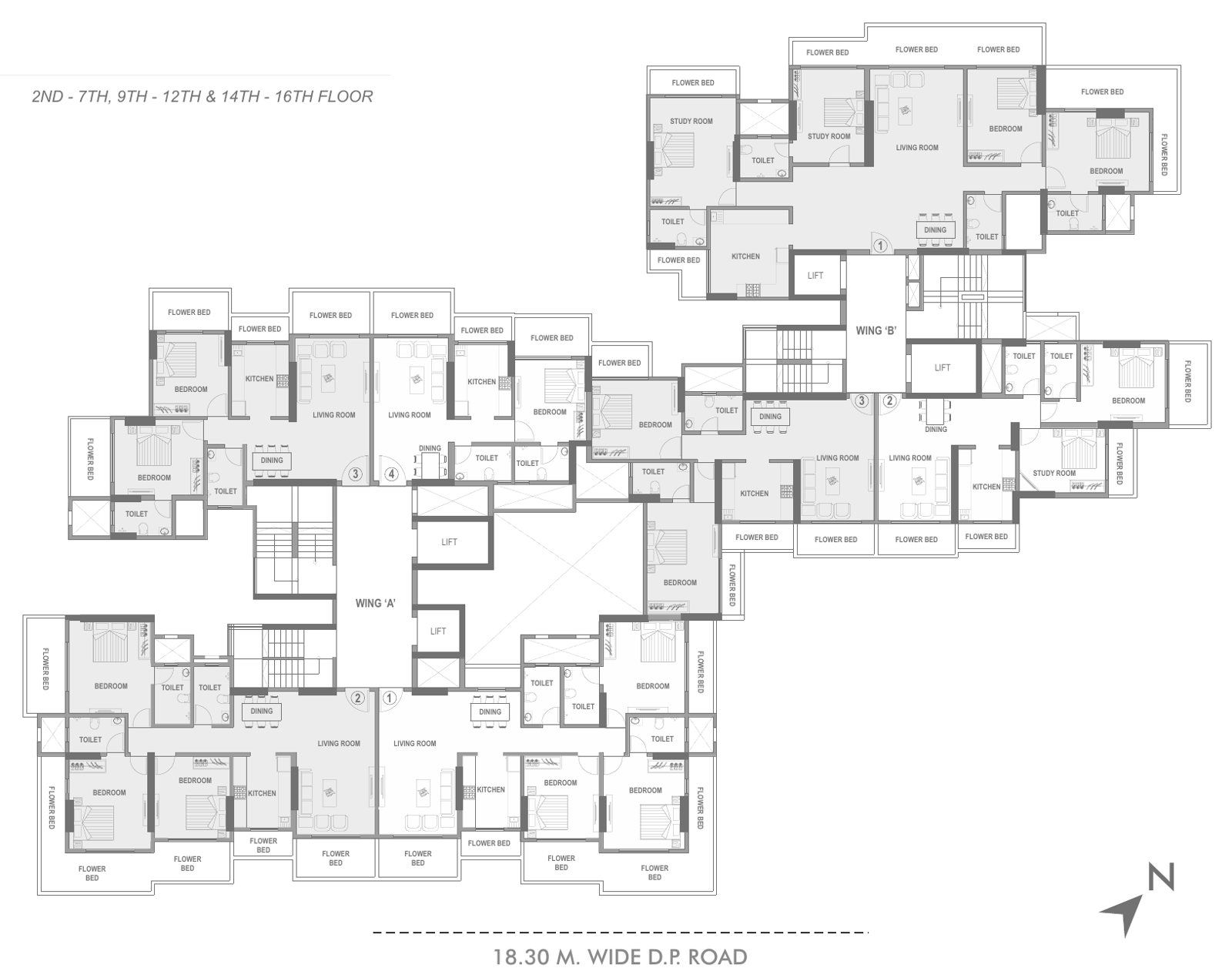 Odina Typical floor plan