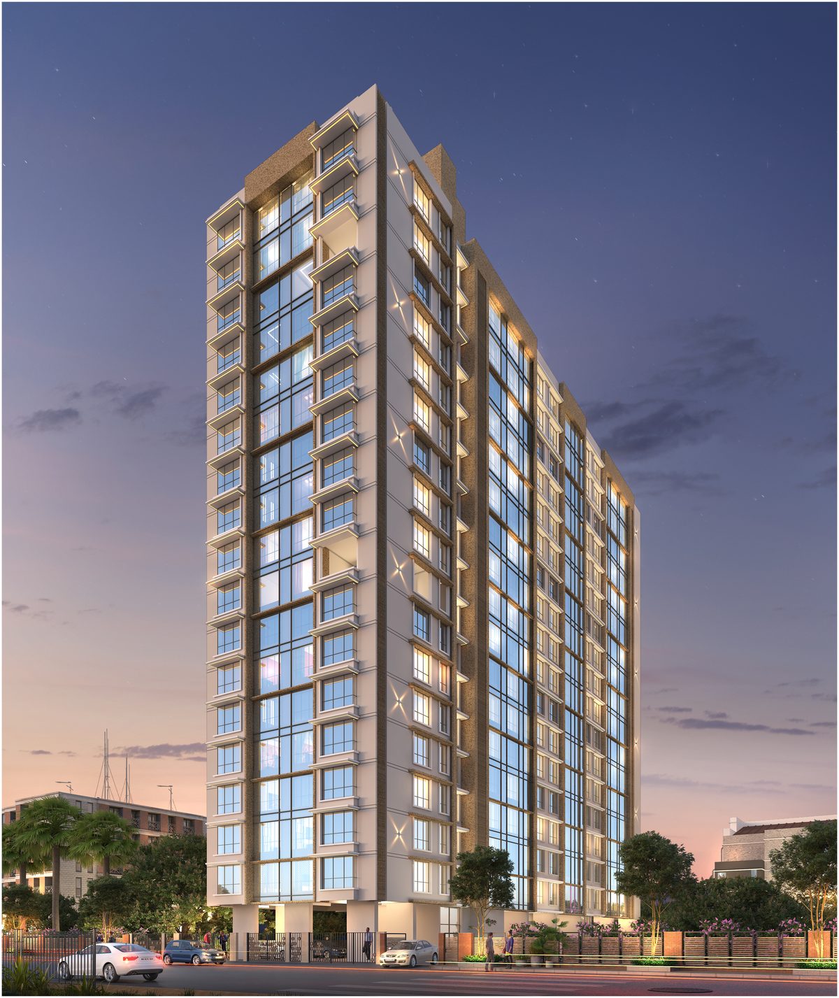 Om Chetna - Ghatkopar, artistic impression